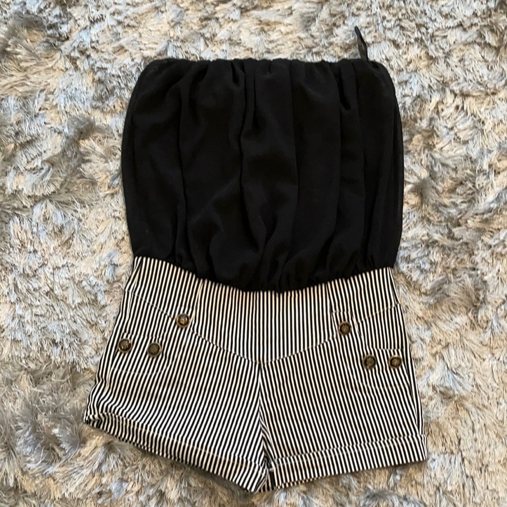 Strapless Romper
